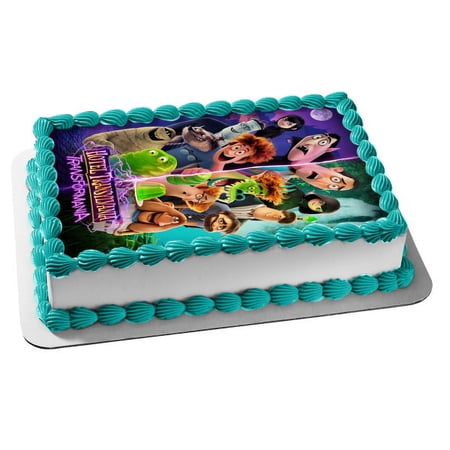 Hotel Transylvania: Transformania Blobby Dennis Mavis Dracula Edible Cake Topper Image ABPID55346