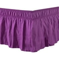 thumbnail image 1 of Hotel Wrapped Home Textile Solid Valance Fitted With Ruffles Bedroom Bed Skirt, 1 of 5