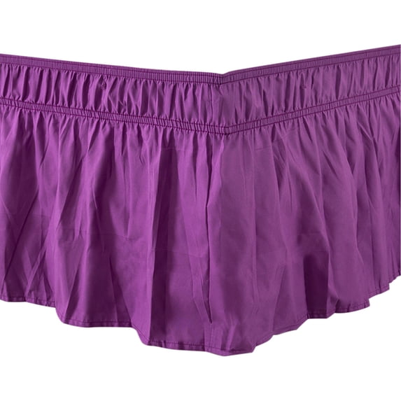 Hotel Wrapped Home Textile Solid Valance Fitted With Ruffles Bedroom Bed Skirt