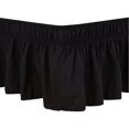 thumbnail image 1 of Hotel Wrapped Home Textile Solid Valance Fitted With Ruffles Bedroom Bed Skirt, 1 of 4