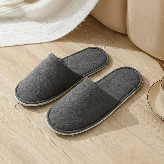 Hotel disposable slippers towel cloth half pack open toe slippers disposable slippers dedicated