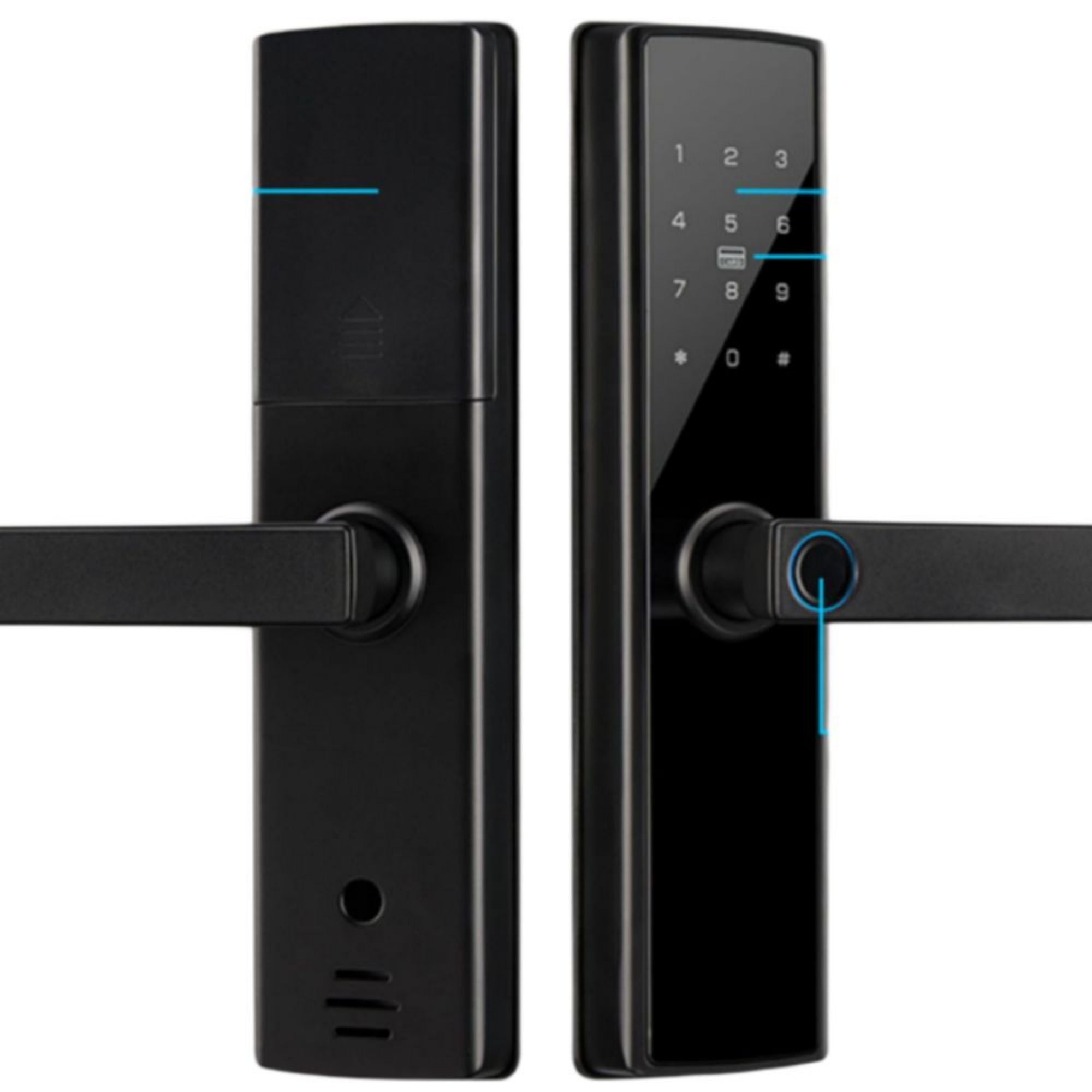 Hotel door lock Hotel card lock wooden door lock Apartment code lock ...