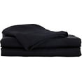 thumbnail image 1 of HotelSheetsDirect Bed Sheets Set - 1600 Thread Count, 4 Pieces (1 Flat, 1 Fitted Sheet, 2 Pillow Cases) - 100% Bamboo Sheet Sets, Full - Black, 1 of 2