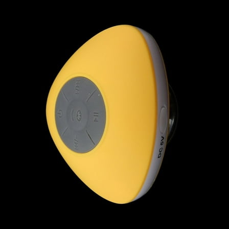 HotelSpa Yellow Design IPX4 Slimline Waterproof Bluetooth Shower Speakers