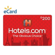 Hotels.com $200 eGift Card