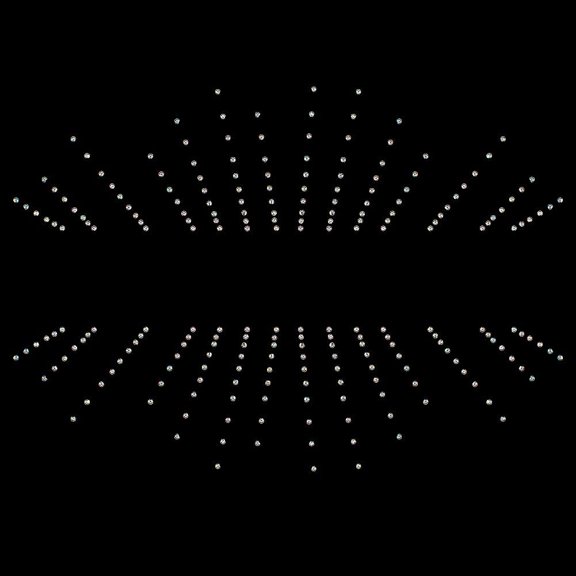 Hotfix Glass Rhinestone Rhinestone Trimming Glass Sewing Trim Rhinestone Tape Costume Accessories Clear 170x279x1mm diy