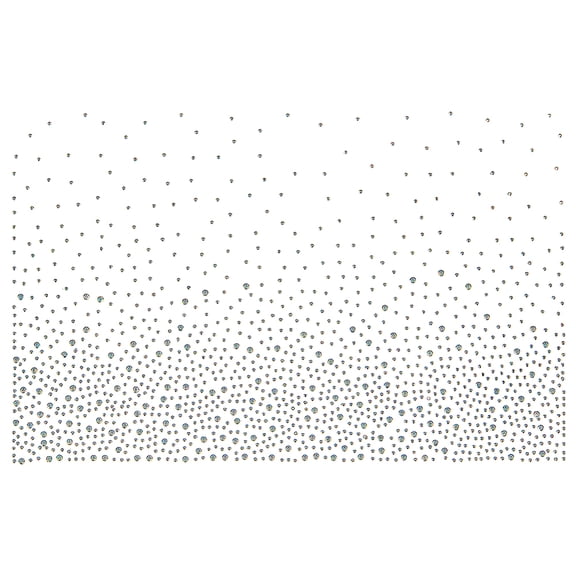 Hotfix Glass Rhinestone Rhinestone Trimming Glass Sewing Trim Rhinestone Tape Costume Accessories Clear AB 172x273x1mm diy