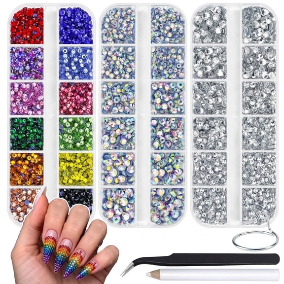 Hotfix Rhinestone Applicator Kit, Electric Setter Tool with Heating Tips, Stand, Brush and Crystals, DIY Bling Kit for Clothing, Shoes, Bags, Nail Art and Crafts