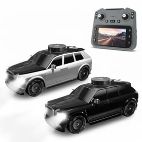 Hotfree 1/24 RC Drift Car with HD Camera, 4WD High Speed FPV Remote Control Car with Dual Joystick Screen Remote, Rotatable & Elevating Camera Live Video, Indoor Outdoor Racing Toy, Birthday Gift