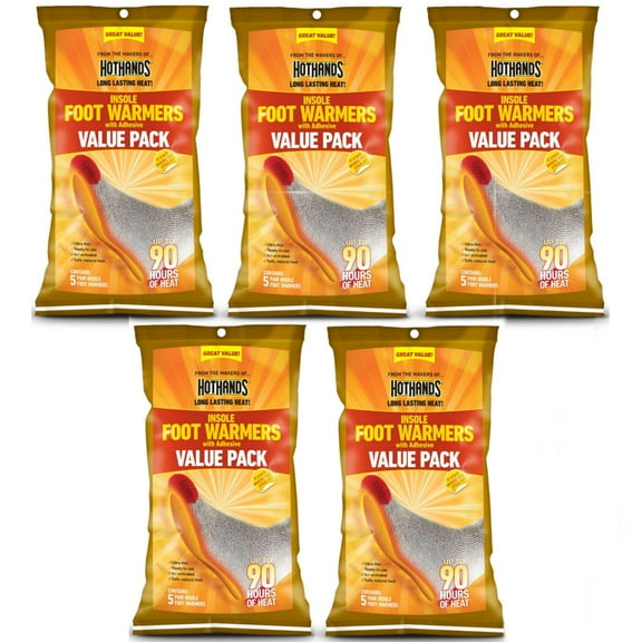 Hothands Insole Foot Warmer 5 pair Value Pack