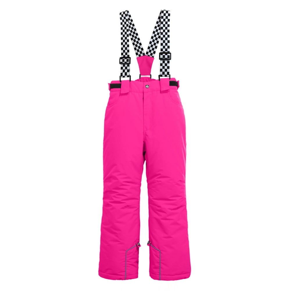 Hotian Kids Snow Pants Insulate Winter Ski Bibs Salopettes Pants for