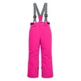 thumbnail image 1 of Hotian Kids Snow Pants Insulate Winter Ski Bibs Salopettes Pants for Girls and Boys with Detachable Braces Hot Pink US12, 1 of 8
