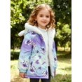 thumbnail image 1 of Hotiary 2- 10Y Toddler Little Girls Winter Warm Thickened Fleece Lined Hooded Coat Cartoon Printed Long Sleeve Zipper Jackets Coats Outerwear, 1 of 9