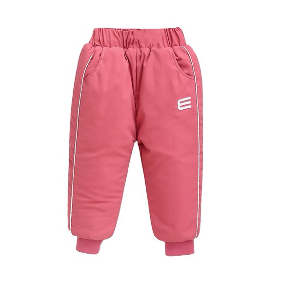 Hotiary 2-8T Toddler Boys Girls Winter Lightweight Down Pants Windproof Warm Snow Pant Trousers With Pockets for Outdoor, School, Holidays, Skiing, Hiking, Playwear, Casual