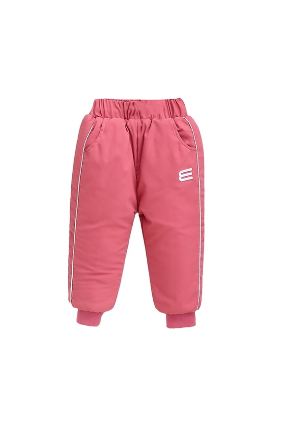 2-8T Toddler Boys Girls Winter Lightweight Down Pants Windproof Warm Snow Pant Trousers With Pockets for Outdoor, School, Holidays, Skiing, Hiking, Playwear, Casual