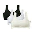 thumbnail image 1 of Hotiary 3Pcs Big Girls' Sports Seamless Bra with Breathable Pads Kids Teens Cotton Training Bra-Racerback Comfort Crop Bras for 12-16 Years, 1 of 8