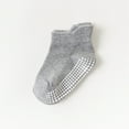 thumbnail image 1 of Hotiary 6 Pairs Unisex Toddler Baby Non-Slip Ankle Socks Boys Girls Cotton Anti-Skid Grips Socks Kids Sticky Slipper Crew Socks for 0-7 Years, 1 of 2