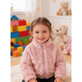 thumbnail image 1 of Hotiary 6M-3T Toddler Baby Girls Winter Warm Fleece Coat Zipper Jacket Top Stand Collar Outwear For Holiday, Everyday, Birthday, Outdoor, 1 of 9