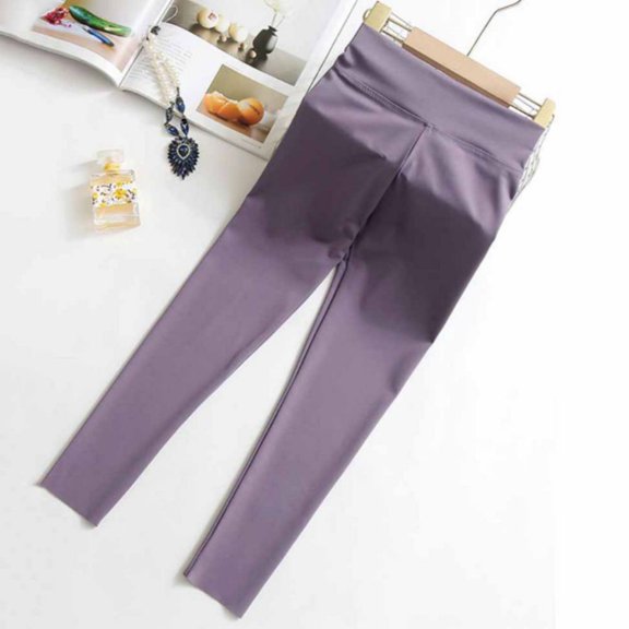 Hotiary 7-13 Years Children Solid Color High Waist Breathable Leggings Girls Super Stretch Yoga Pants Soft Casual Pants