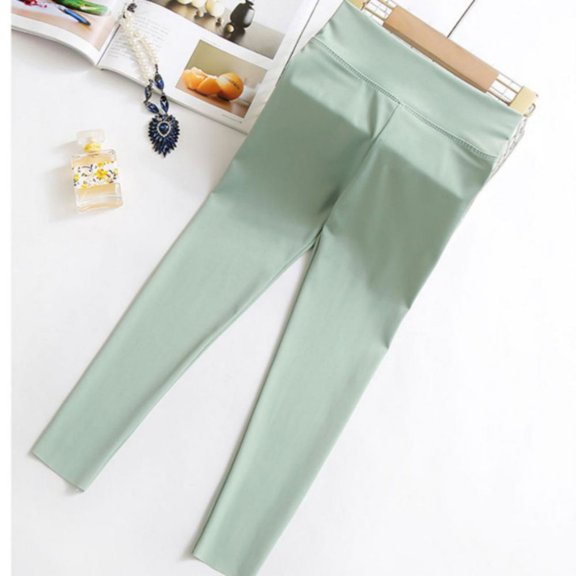 Hotiary 7-13 Years Children Solid Color High Waist Breathable Leggings Girls Super Stretch Yoga Pants Soft Casual Pants