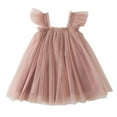 thumbnail image 1 of Hotiary Baby Girl Solid Color Suspender Tutu Dress Birthday Party Tulle Babydoll Dresses Infant Toddler Princess Dress for 3 Months-4 Years, 1 of 8