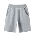 thumbnail image 1 of Hotiary Boys Girls Athletic Casual Shorts Toddler Baby Lightweight Elastic Waist Running Shorts Kids Sports Active Soft Shorts with Pocket for 2-12 Years, 1 of 5