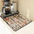 thumbnail image 1 of Hotiary Coffee Mat - Coffee Bar Mat for Countertop - Absorbent, Hides Stains, Rubber Backed - Coffee Bar Accessories Dish Drying Mat Fit Under Coffee Maker Espresso Machine, 1 of 9
