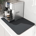 thumbnail image 1 of Hotiary Coffee Mat Quick Absorbent Hide Stain Kitchen Counter Mat Waterproof Rubber Backed Coffee Bar Accessories Fit Under Coffee Maker Coffee Pot Espresso Machine Dish Drying Rack, 1 of 9