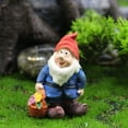 thumbnail image 1 of Hotiary Fairy Garden Accessories Outdoor Decor, 1PC Garden Gnome Figurines, Mini Gnome Figurines for Garden Decor, Flower Plant Pots Decor, Home Decoration, 1 of 1
