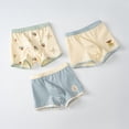 thumbnail image 1 of Hotiary Little Boys Soft Cotton Comfort Panty Childrens' Various Cartoon Patterns Breathable Boxer Briefs (Pack of 3) for 3-11 Years Toddler Kids, 1 of 4