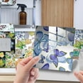 thumbnail image 1 of 24 Sheets Glossy 3D Peel and Stick Tile Stickers Backsplash for Kitchen,Stick on Subway Mosaics Tile Paint Splashback Water Heat Resistant Bathroom Kitchen,5.9*5.9", 1 of 7