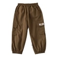 thumbnail image 1 of Hotiary Toddler Baby Baggy Cargo Pant Boys Girls High Waist Jogger Trouser Casual Elastic Waist Sweatpants with Pockets for 18 Months-5 Years, 1 of 8