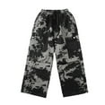 thumbnail image 1 of Hotiary Toddler Baby Girl Wide-Leg Cargo Pant Kids Elastic Waist Camouflage Pants with Pockets & Drawstring for 4-18Y, 1 of 8