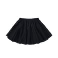 thumbnail image 1 of Hotiary Toddler Baby Girls Ballet Wrap Skirt Kids Chiffon Solid Color Pull-on Elastic Waist Dance Skirt Ballet Dancewear Black, 1 of 4