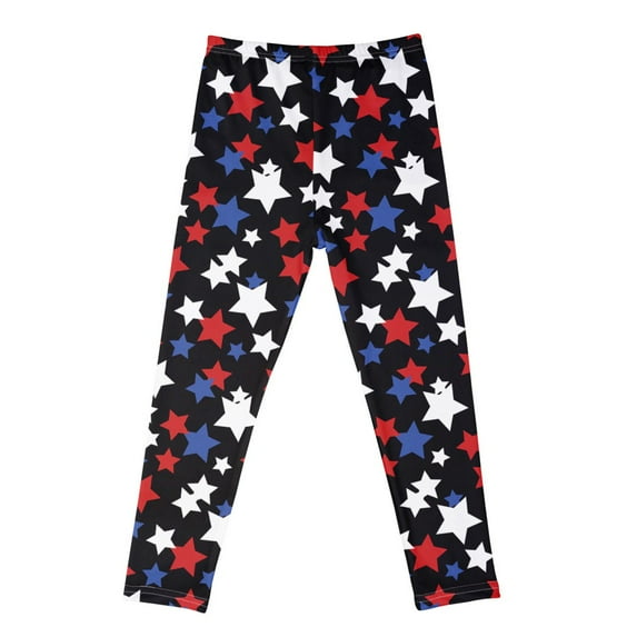 Hotiary Toddler Baby Girls High Waist Leggings Kids Cartoon Print Elastic Waist Soft Breathable Long Yoga Pant Children Sport Gym Athletic Workout Trousers for 4-12 Years