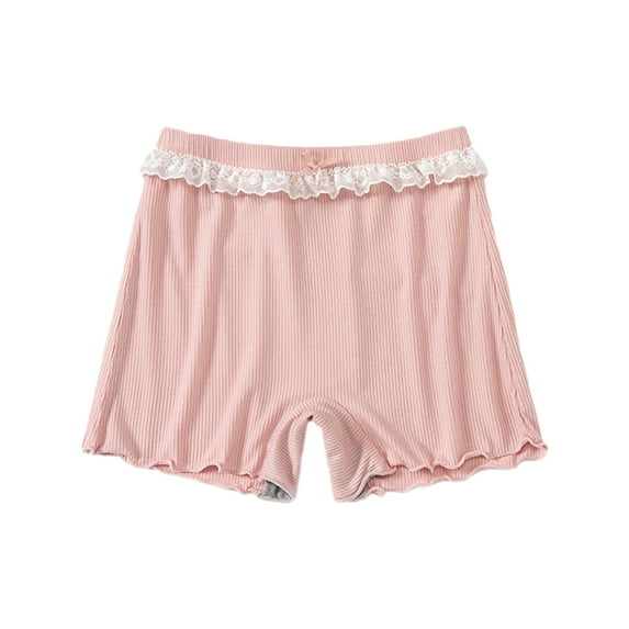 Hotiary Toddler Baby Girls Lightweight Boxer Briefs Kids Soft Breathable Solid Color Elastic Waist Stretch Snug Fitting Safe Under Dress Shorts for 3-12 Years