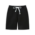 thumbnail image 1 of Hotiary Toddler Baby Running Casual Shorts Boys Girls Cotton Mid-Length Elastic Waist Drawstring Shorts with Pockets Gym Athletic Workout Shorts for 1-5 Years, 1 of 8