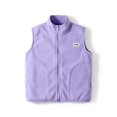 thumbnail image 1 of Hotiary Toddler Boys Girls Polar Fleece Vest Jacket Kids Sleeveless Full Zip Warm Lightweight Coat Outwear with Pockets Children Fall Winter Clothes for 2-11 Years Purple, 1 of 4