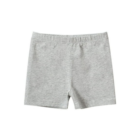 Hotiary Unisex Kids Solid Color Cotton Elastic Waist Shorts Toddler Child Breathable Running Bike Dance Sports Shorts for 2 Years-12 Years