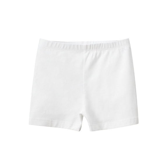 Hotiary Unisex Kids Solid Color Cotton Elastic Waist Shorts Toddler Child Breathable Running Bike Dance Sports Shorts for 2 Years-12 Years