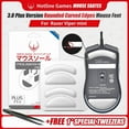 thumbnail image 1 of Hotline Games 3.0 PLUS Mouse Feet For Viper Mini Wireless Gaming Mouse, 2 Sets, White, New, 1 of 8