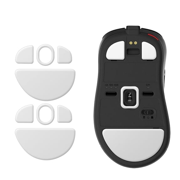 Hotline Games 3.0 PLUS Mouse Feet For Zowie EC-CW Series Wireless Gaming Mouse, 2 Sets, White, New