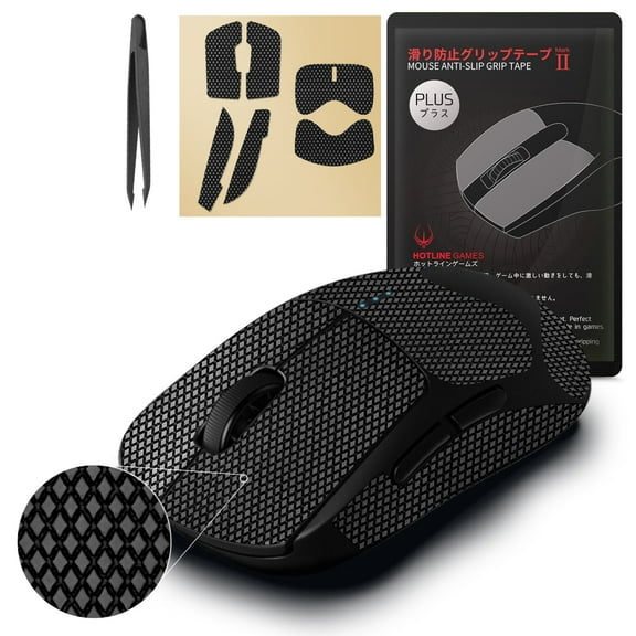 Hotline Games Mouse Grip Tape for Logitech G PRO 2 LIGHTSPEED Wireless, Argyle Pattern, 1 Pack