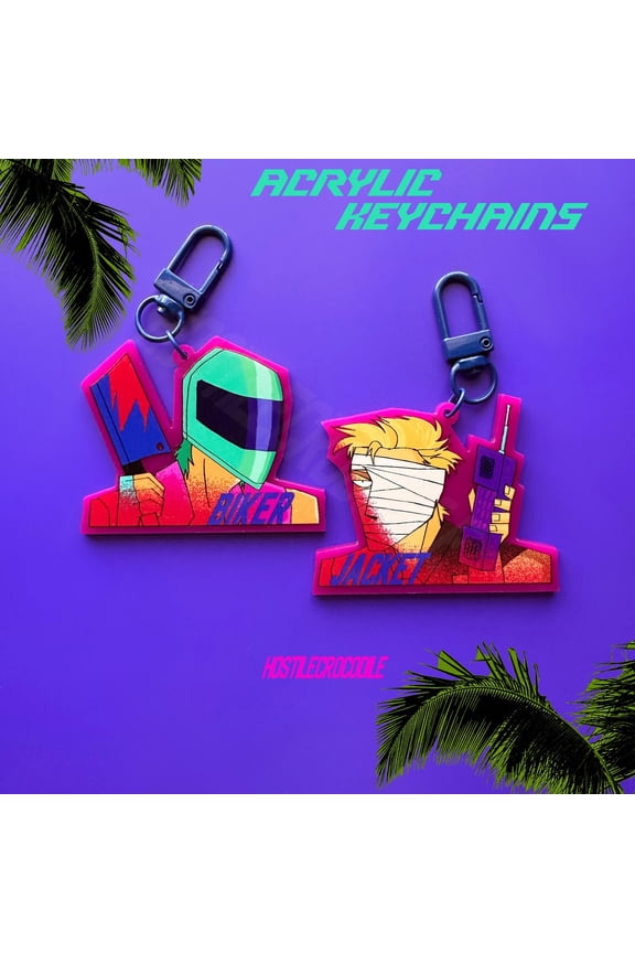 Hotline Miami Keychains (1 keychain)