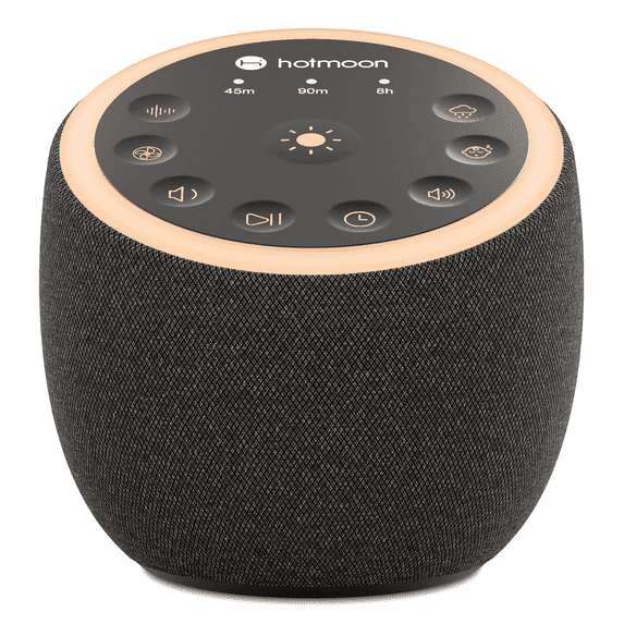 Hotmoon Cocoon 2 Sleep Sound Machine, Dual Speaker White Noise Machine with 40 Relaxing Sounds, Green Pink Brown Noise for Adults Sleep, Bedroom, Office