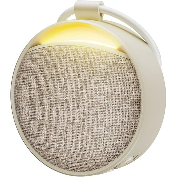Hotmoon Omini SE | Portable White Noise Sound Machine | 12 Soothing Sounds | 8 Night Light Colors | 4 Timers | Rechargeable Battery | Memory Function | for Home, Travel, Office, Baby, Kid & Adult