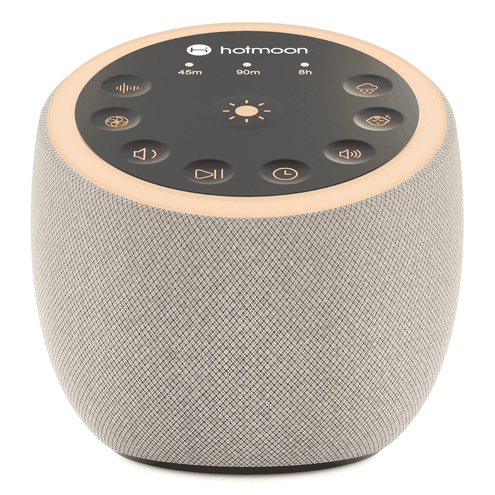 Hotmoon Cocoon 2 White Noise Sound Machine with 40 Sound, Dual Speaker ,Noise Reduction Adult Sleep Aid, Yoga, Meditation