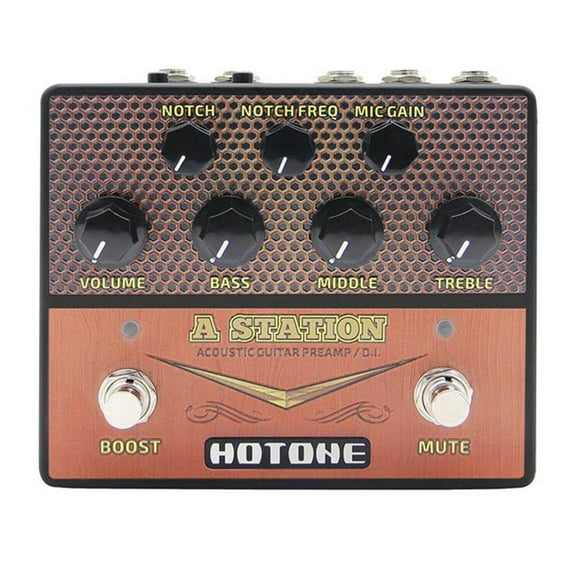 Hotone A Station Acoustic Preamp/DI Pedal