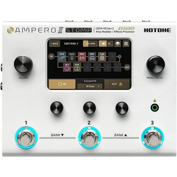 Hotone Ampero II Stomp CDCM HD Gen 2 Amp Modeler/Effects Processor