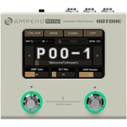 Hotone Ampero Mini Touch Screen Operation Guitar Effects Pedals, Aluminum Multicolor, 1.76 lb